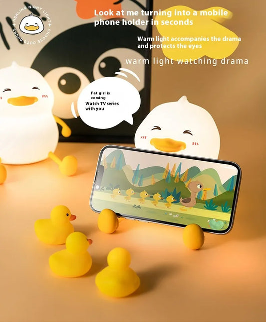 Small Silicone Duck Night Lamp