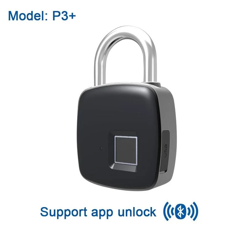 BioSecure Lock – Waterproof Fingerprint Padlock