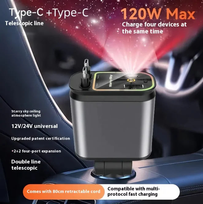 Starry Sky 120W Auto Charger