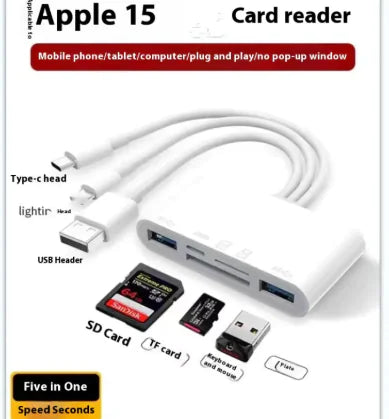 Type-C Universal Card Reader OTG Cable