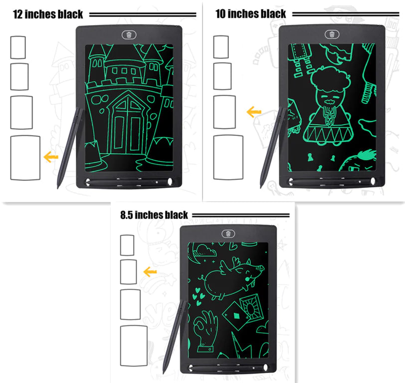 Tablet LCD de tela dividida de 12 polegadas