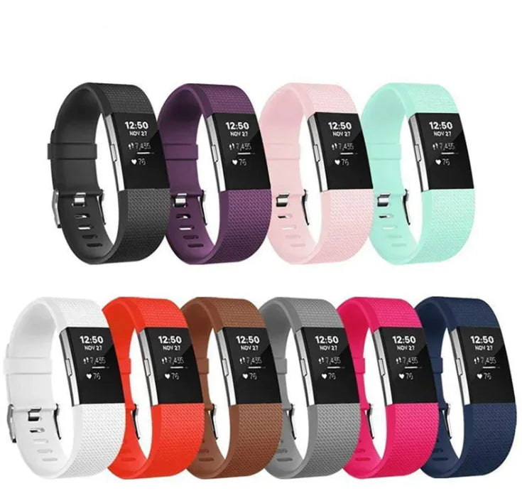 Silicone Dot-Stripe Universal Wristband